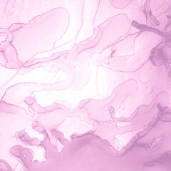 Neon Color Oil Brush. Crystals Illustration.