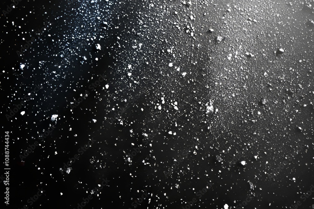 Poster background textured with sandpaper - black backdrop without text.