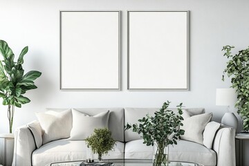 Home Decor Mockup Frames Collection, Living Room Frame Mockup Ideas