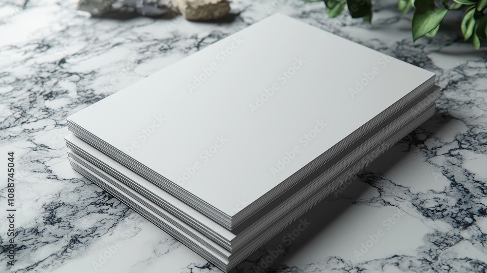 Poster isolated advertisement mockup isolated on soft gray background. illustration in 3d.
