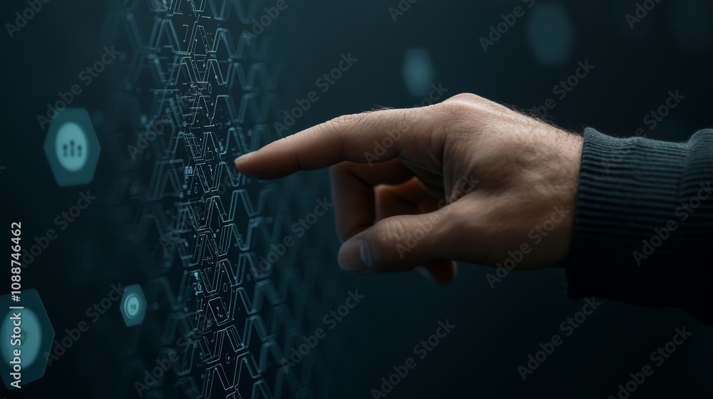 Poster a virtual model of the smart industry 4.0, manufacturing automation internet of things. business and