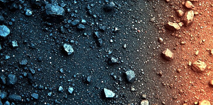 Porous granular wall texture in gray and beige with a rough plaster surface texture in paint color