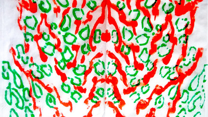 Jaguar Animal Print. Watercolour Texture. Modern