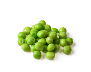 Pea seeds (Pisum sativum), fresh, on transparen png.