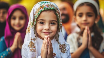 Interfaith diverse family, celebrating traditions from multiple religions with unity and respect.