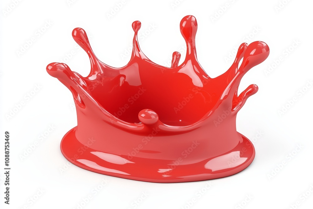 Poster a dripping or splash of tomato ketchup sauce isolated on a natural background, pure honey, and a liq