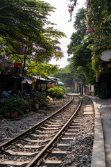 Train Street Hanoi Vietnam