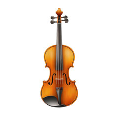Fototapeta premium A beautifully crafted violin showcasing rich tones and classic design, perfect for music lovers and musicians alike.