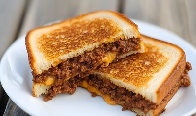 Sloppy Joe Grilled Cheese , Generative AI 