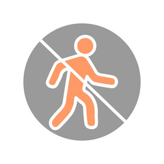 No Entry Sign Vector Icon