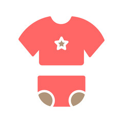 Baby Clothes Vector Icon