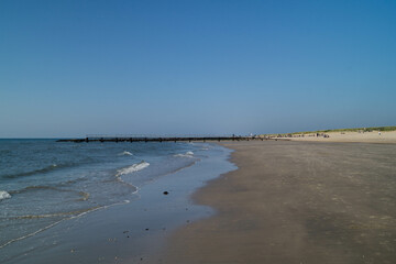 an der Nordsee in Hvidbjerg Strand Westjütland