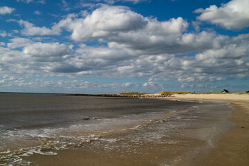 an der Nordsee in Hvidbjerg Strand Westjütland