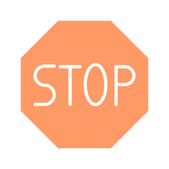 Stop Sign Vector Icon