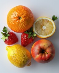 Fresh Fruits Still Life: A Symphony of Color