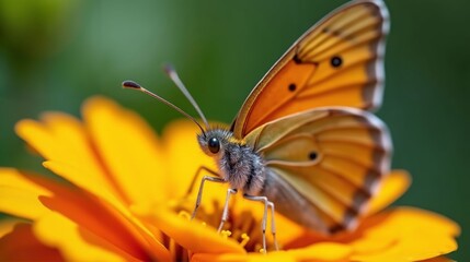 Butterfly on Bright Flower