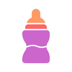 Fototapeta premium Bottle Feeding Vector Icon