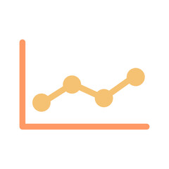 Line Chart Vector Icon
