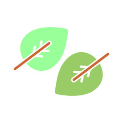Fallen Leaf Vector Icon
