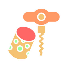 Wine Cork Vector Icon