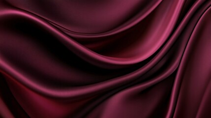 Sumptuous burgundy silk texture exudes elegance and luxury.