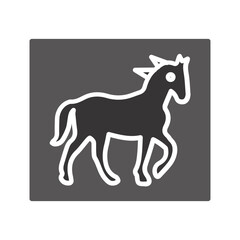 Pin the Tail Game Vector Icon