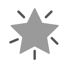 Glowing Star Vector Icon