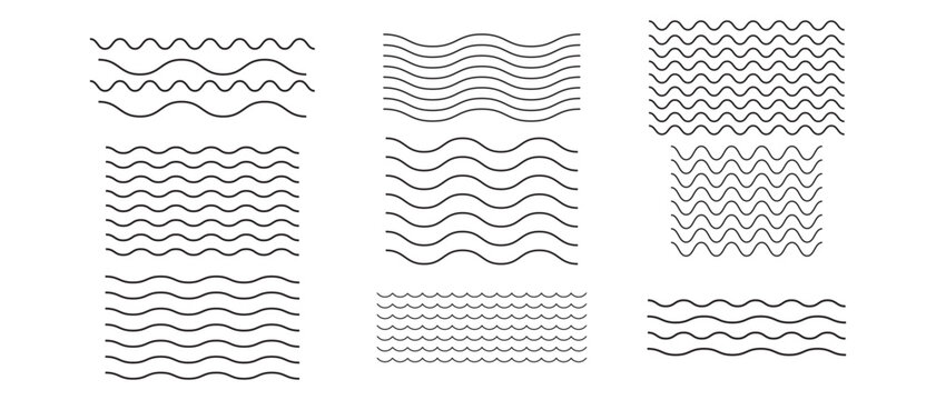 Wave icon. flat and simple wave vector. vector illustration.