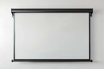 Blank projection screen for presentations