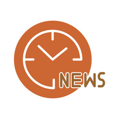 News Hour Vector Icon