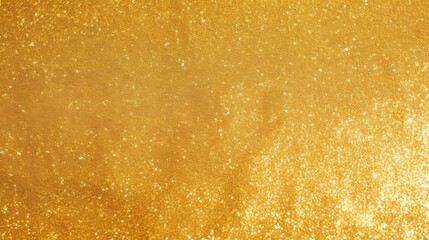 Glimmering Gold Texture with Sparkling Glitter Effect Captured in a Stunning Top-Down View, Ideal for Luxury and Celebration Themes in Design Projects