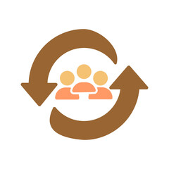Career Change Vector Icon