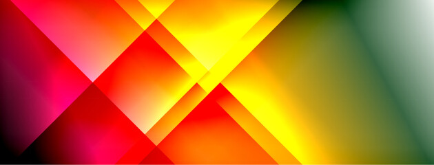 Dynamic shadow lines with gradient colors geometric background