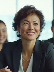 Fototapeta premium Confident Professional Woman in Business Meeting