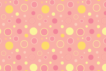Abstract backgroundpink and yellow gradations with circle effect 