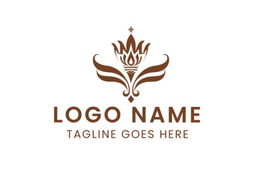 abstract floral logo