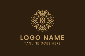 letter M floral lofo