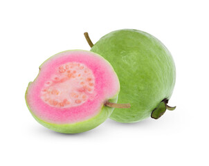  guava fruit isolated on white background