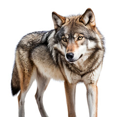 wolf isolated on white