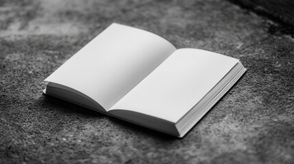 Fototapeta premium Blank booklet mockup template. Generative AI