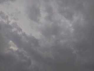 Dramatic storm dark clouds timelapse background 