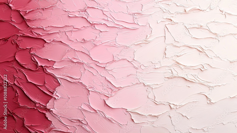 Aufkleber abstract palette of soft textured reds and whites a visually striking display of color and form in m