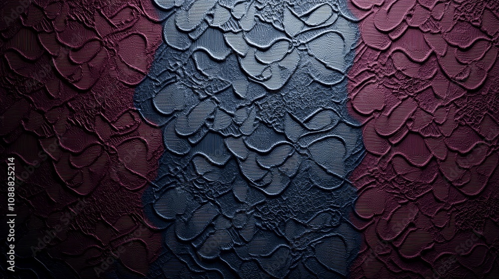 Aufkleber intricate textured patterns in rich colors create a captivating visual experience for design aesthet