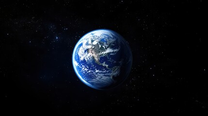 Earth from moon. Generative AI