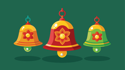 Naklejka premium christmas bells