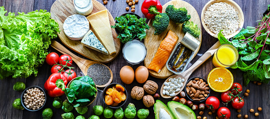 Food products recommended for osteoporosis and healthy bones