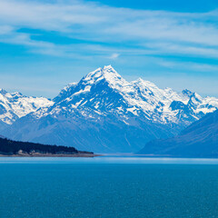 A stunning mountain range found in New Zealand