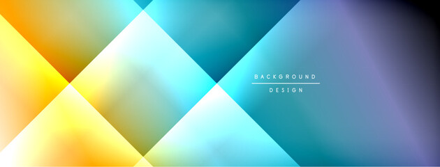 Dynamic shadow lines with gradient colors geometric background