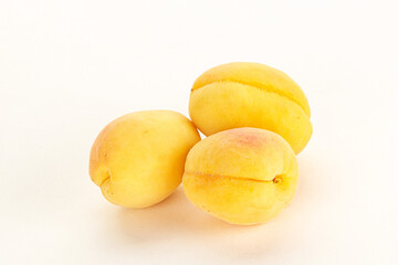 Ripe sweet juicy apricot heap