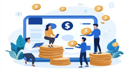 Team Collaboration and Financial Growth.